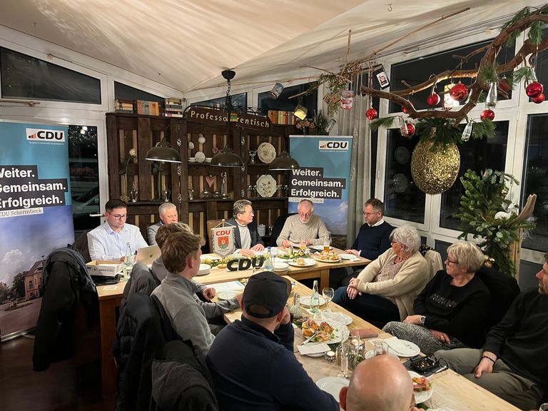 Jahreshauptversammlung des CDU Gemeindeverbandes Schermbeck – Ulrich Stiemer als Vorsitzender wiedergewählt – 8 neue Vorstandsmitglieder